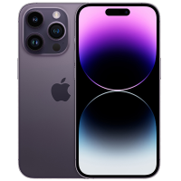 [赠壳膜套装 单独配]Apple iPhone14Pro 256G 暗紫色 5G全网通手机