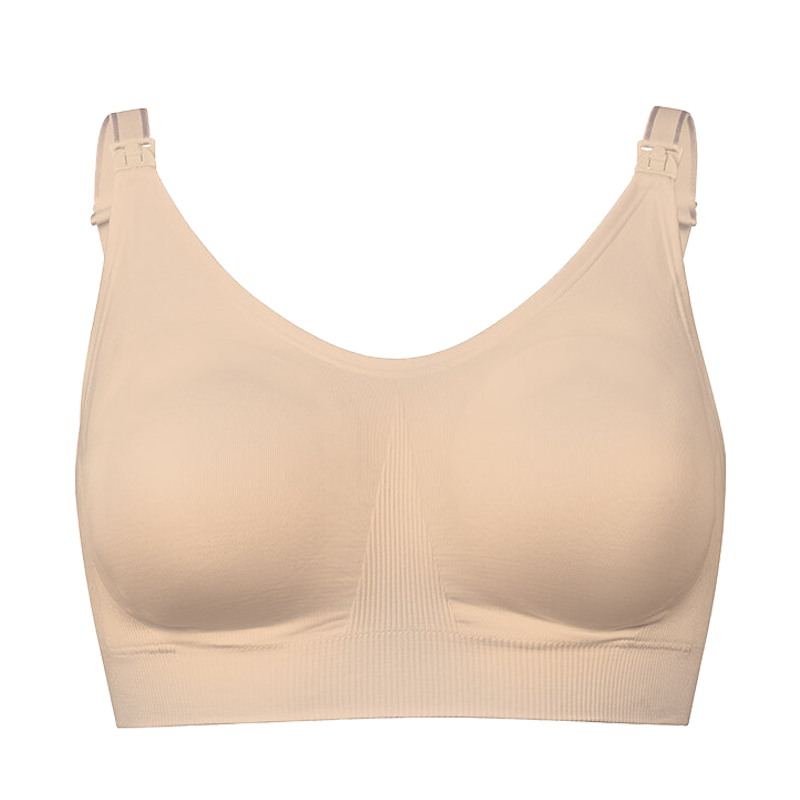 美德乐致型款哺乳文胸 舒适孕期孕妇喂奶内衣奶油色S码