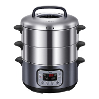 美的(Midea) 电蒸锅多功能家用电火锅电煮锅电热锅三层大容量14.8L大容量智能预约MZ-ZG28Power501