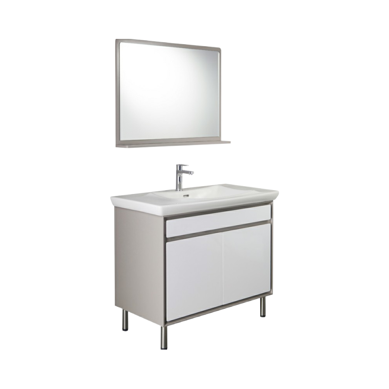 宜来卫浴圣歌现代轻奢中大户型卫生间浴室柜组合洗漱台洗脸盆柜(不含龙头)100cm