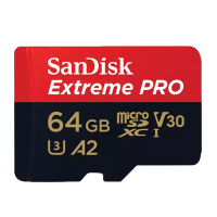 闪迪A2 TF卡手机内存卡读200MB/s写90MB/s相机无人机存储卡Micro SD卡64G卡+卡套+读卡器+卡盒