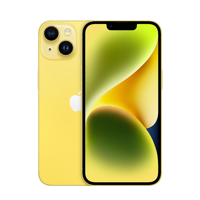 [赠钢化膜套装]Apple iPhone 14 Plus 256G 黄色 移动联通电信5G手机