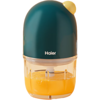 海尔(Haier)婴儿辅食机家用小型多功能绞肉机打泥搅拌榨汁研磨料理机 HBP-C201G 绿色
