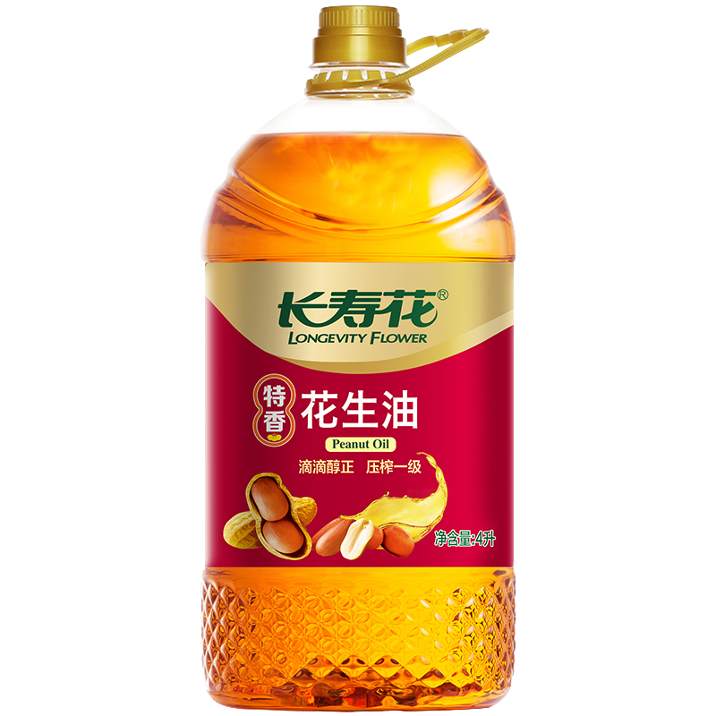 [长寿花]特香花生油4L