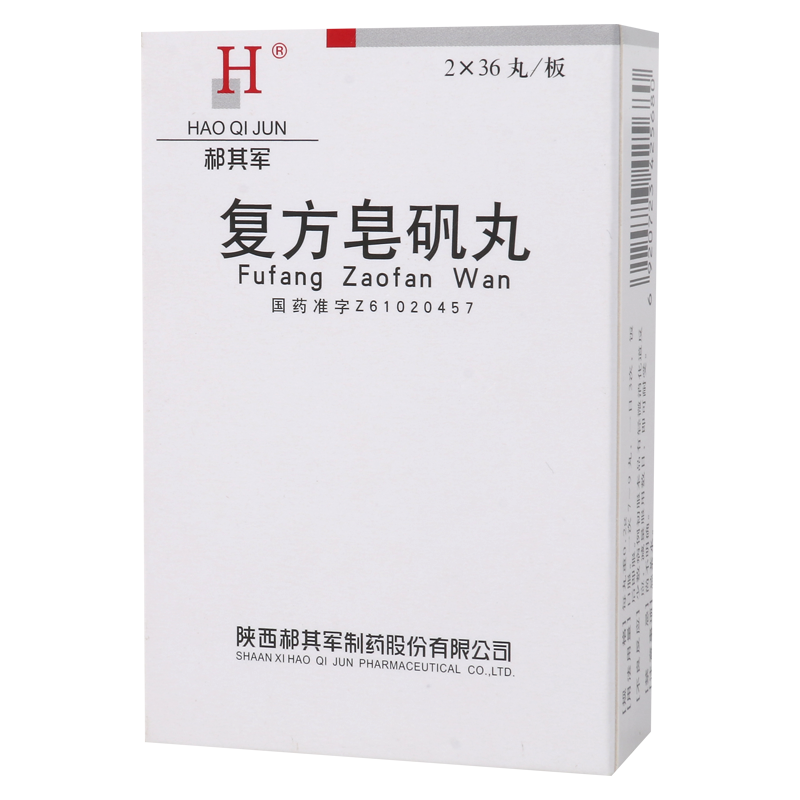 郝其军 复方皂矾丸 0.2g*72丸/盒