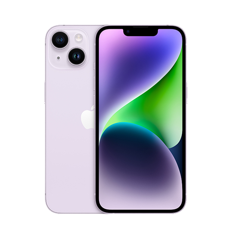 [赠钢化膜套装]Apple iPhone 14 Plus 256G 紫色 移动联通电信5G手机/MQ3E3CH/A