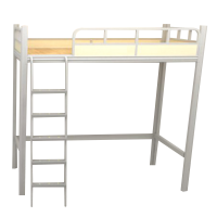 东升顺铁床宿舍寝室单人位高架床2000*900*2100mmA款[工厂现做 7天内发货]