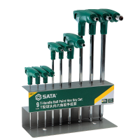 世达(SATA)9件T型球头内六角扳手组套(09117)1套