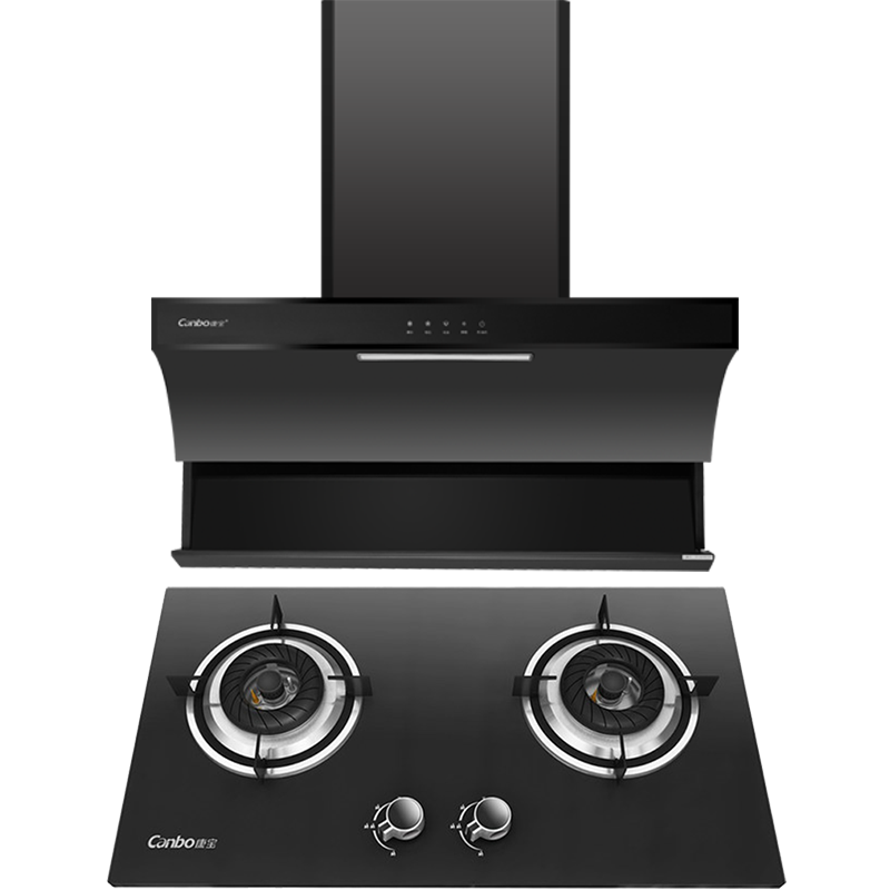 康宝(Canbo)AT9010(Ⅱ)+Y1 烟灶套装欧式T型烟机 燃气灶厨房套装
