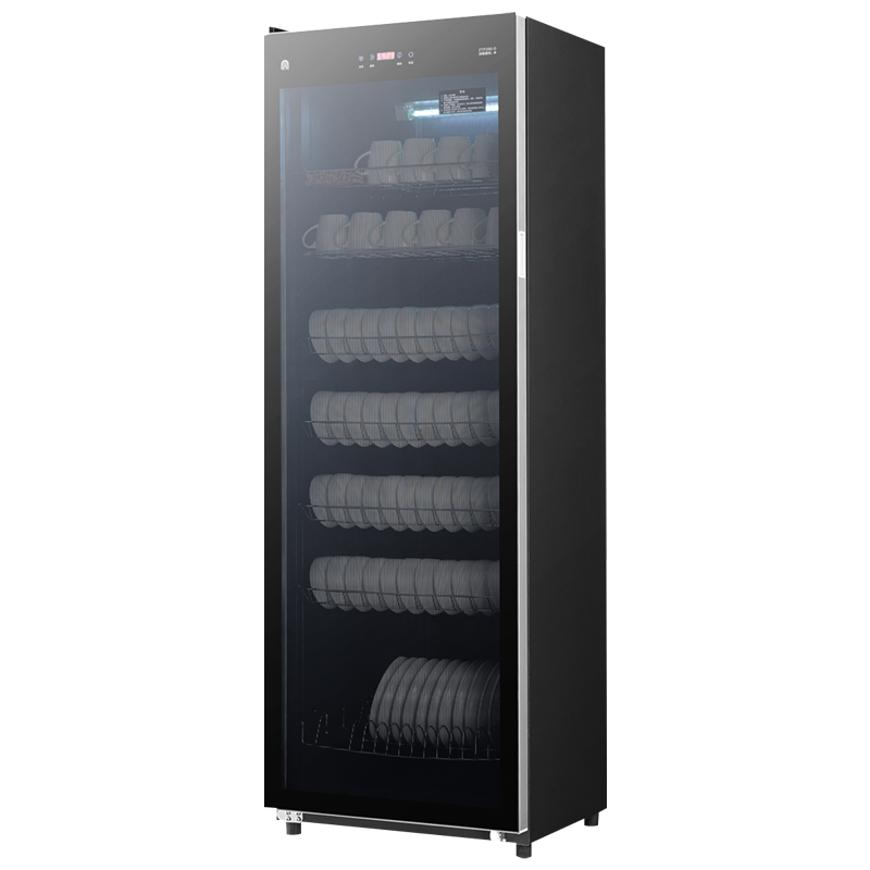 容声二星级立式消毒柜390-RD305热风烘干家商两用390L大容量中温臭氧紫外线厨房食堂不锈钢餐具消毒碗筷柜热风循环