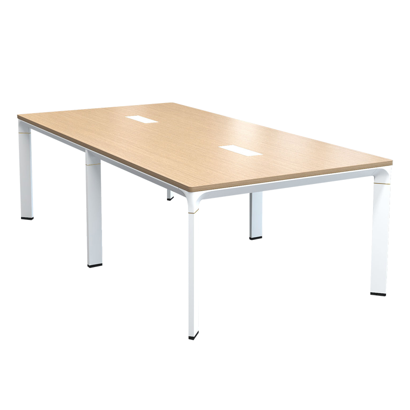 臻远ZY-SG05简约会议桌洽谈桌接待室会议室长条桌苏格台架2400*1200