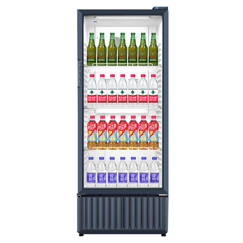 海尔(Haier)立式冰柜 商用饮料展示柜 大容量冷藏保鲜柜商店超市便利店冰镇啤酒饮料陈列柜 SC-309J 风冷无霜
