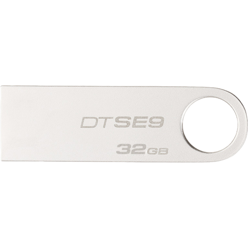 金士顿(Kingston)DTSE9 32GB U盘 全金属 钥匙扣U盘