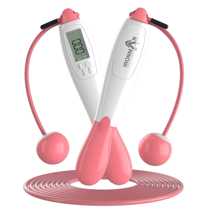 铁人计数跳绳无绳有绳款燃脂运动瘦身运动跳绳专业计数器儿童学生成人健身运动绳