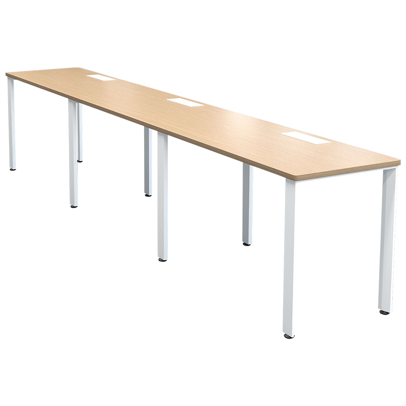 臻远ZY-D557-11简约屏风工位卡座职员工作位职员桌直排三人位