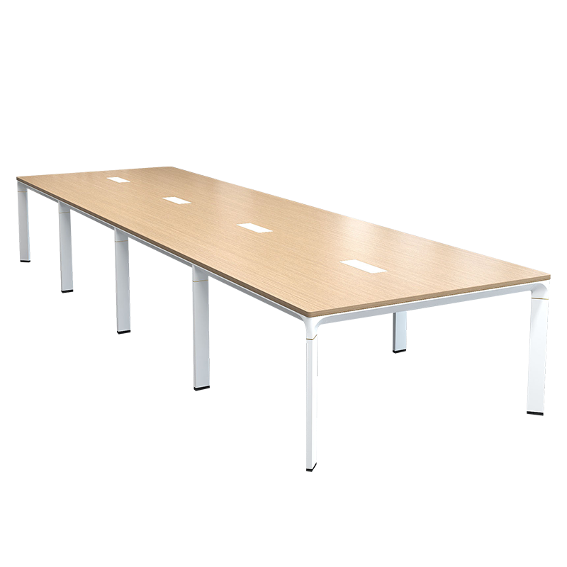 臻远ZY-SG07简约会议桌洽谈桌接待室会议室长条桌苏格台架4800*1400