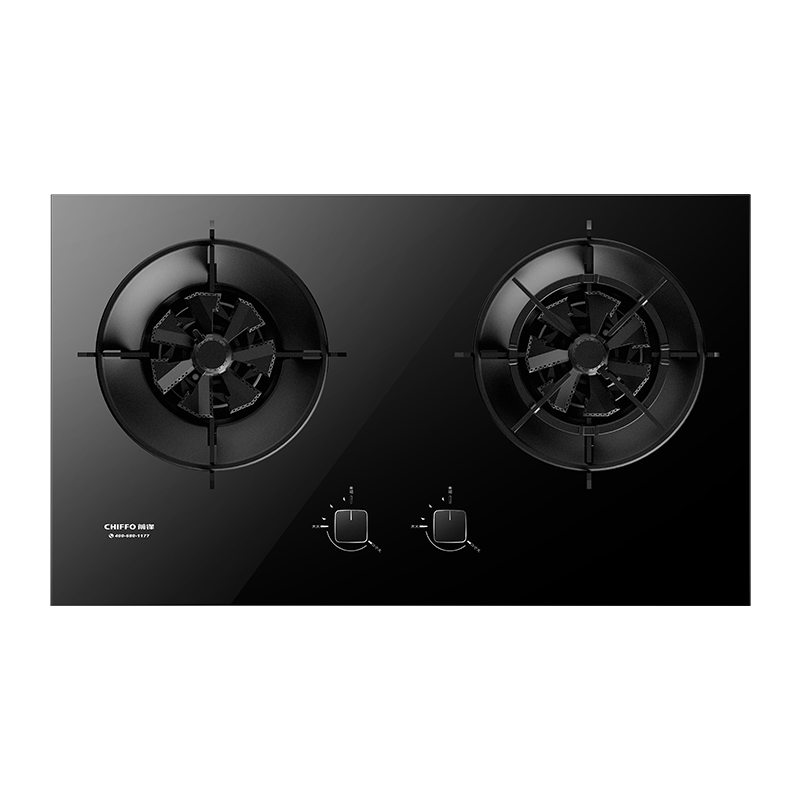 前锋官方旗舰店Q511-B-01七旋火燃气灶具双灶5.2kw大火力嵌入式猛火家用天然气灶具一级能效