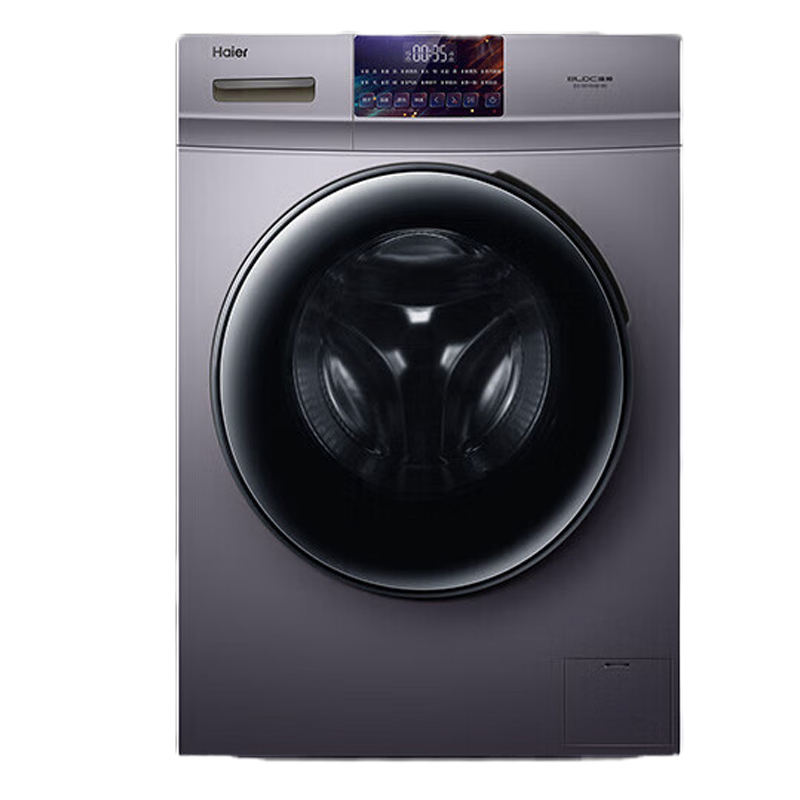 海尔(Haier) 滚筒洗衣机 10公斤容量 全自动上排水 一级能效 变频洗烘一体 EG10010HB18S