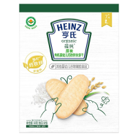 亨氏有机米饼婴幼儿宝宝零食低敏无添加强化铁锌钙米饼50g