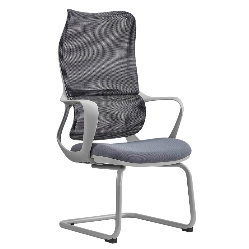 首指(SZ)弓形办公椅 Z-D2206-1灰网
