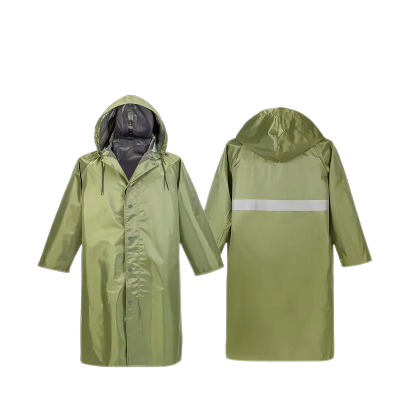 谐晟 长款牛津布户外雨衣 防雨防水服防汛加厚带袖雨披