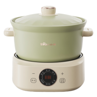 小熊(Bear) 电砂锅3L 电炖锅 智能预约定时 炖汤锅 煲汤 煮粥锅 猛火快炖 双料高温陶瓷锅身DSG-D30S1