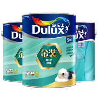 多乐士(Dulux)第二代五合一净味乳胶漆 内墙面漆油漆涂料A8151+A749 套装15L