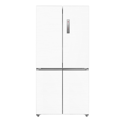 美的(Midea)60cm薄系列567大白豚十字四开门多门超薄嵌入一级能效大容量无霜电冰箱MR-567WUSPZE