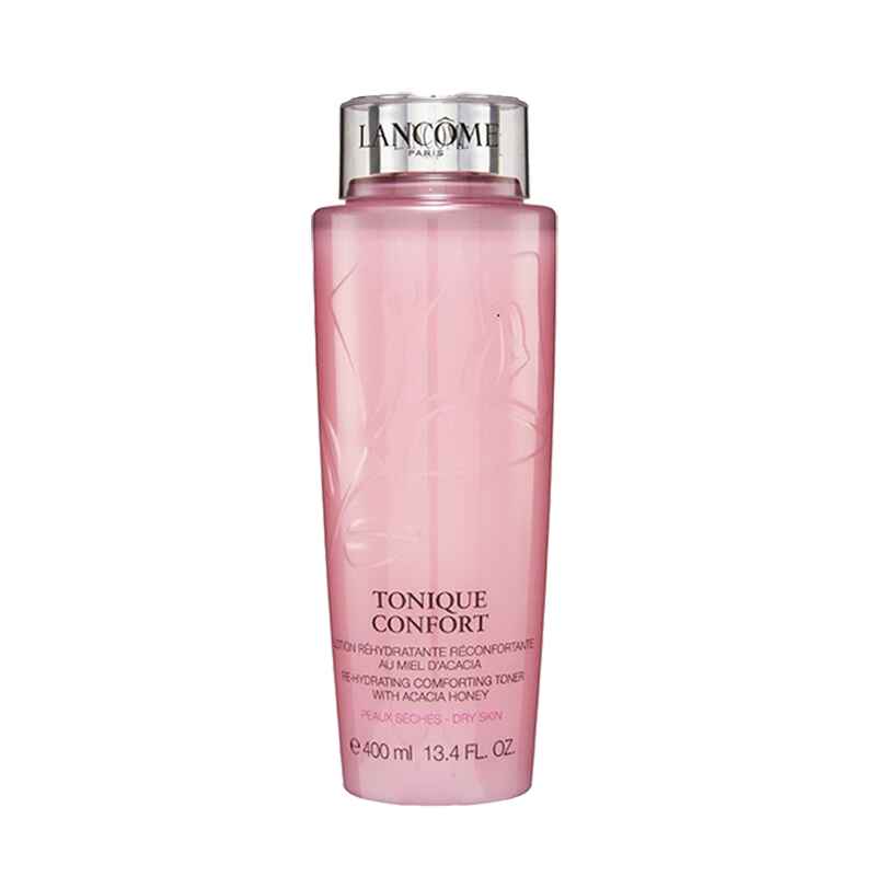 [法国本土版][顺丰]兰蔻(LANCOME)大粉水新清滢柔肤水400ml+125ml*4+圣罗兰香水7ml爽肤水补水保湿