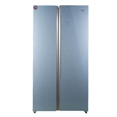 倍科(beko)610L对开门冰箱 欧洲进口 蓝光养鲜 风冷无霜 GN0610SL
