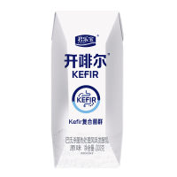 君乐宝(JUNLEBAO)开啡尔常温风味发酵乳原味酸奶200g*24 巴氏杀菌热处理量贩装