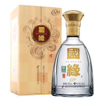 [升级版550ml] 今世缘 国缘 对开 浓香型 白酒 42度 550ml*4整箱装 A
