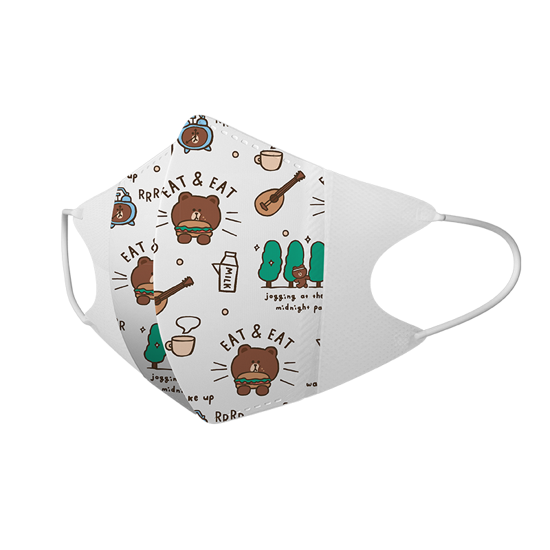 特惠清仓GREENNOSE绿鼻子 大童立体 布朗熊的一天 10只装 独立包装