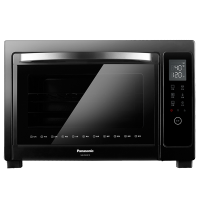 松下(Panasonic)家用电烤箱 大容量 电子温控 多功能烤箱 上下独立温控 自动预热 38L容量NB-HM3810