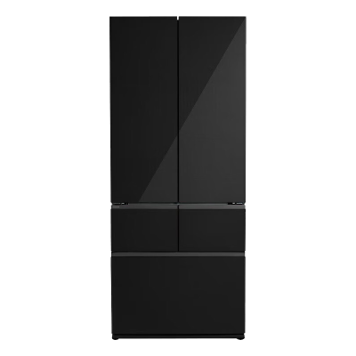 松下(Panasonic)NR-W461BF-K 453升嵌入式冰箱超薄自动制冰多门电冰箱 纳诺怡x净味除菌 玛瑙黑