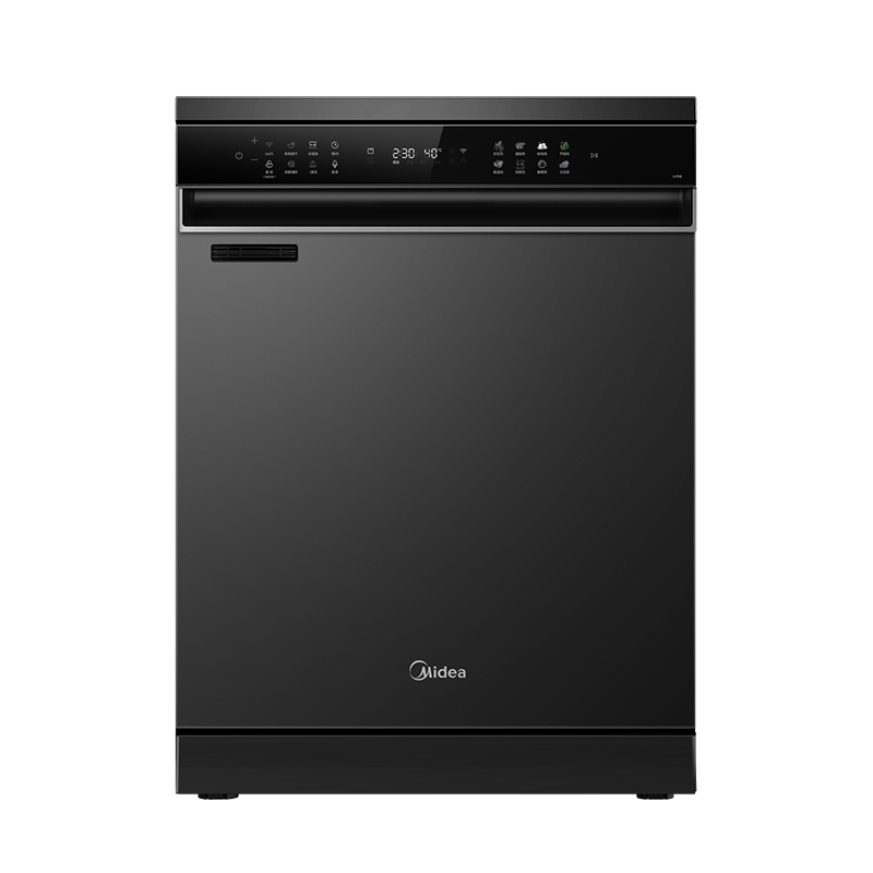 美的(Midea)洗碗机嵌入式JV700 家用14套一级水效 三星消毒升级银离子除菌 智能分层超强洗 升级彩屏款