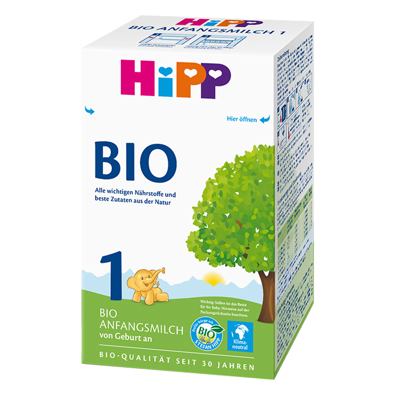 [有效期到24年4月]-六罐装-HiPP喜宝BIO婴儿奶粉 1段0-6个月德国进口600g有机新生儿