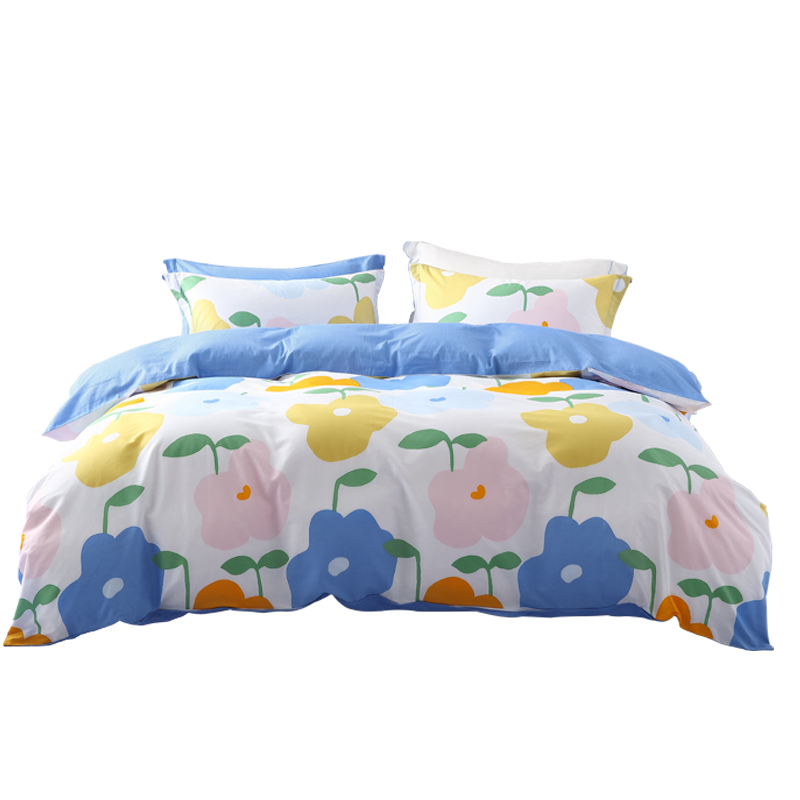 百丽丝100纯棉全棉被套单件学生宿舍单人双人被罩2022新款潮