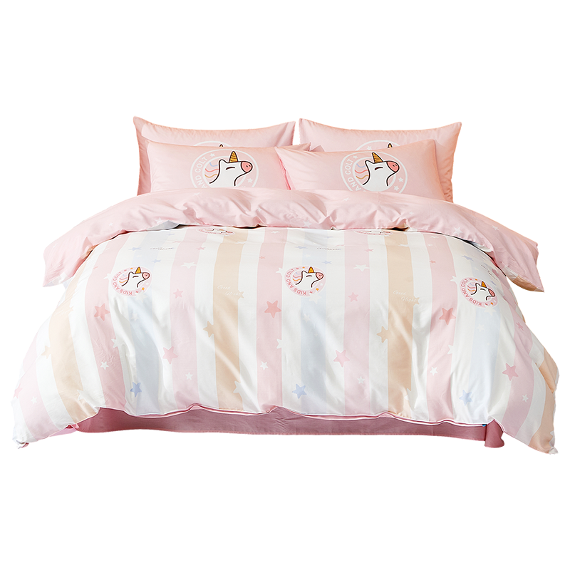 水星家纺 抗菌全棉四件套成人学生宿舍被套被罩床单纯棉套件床上用品23年新品