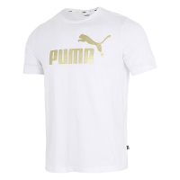 彪马(Puma)t恤男装 2023夏季新款休闲服跑步健身运动服时尚百搭圆领半袖短袖 845573-02