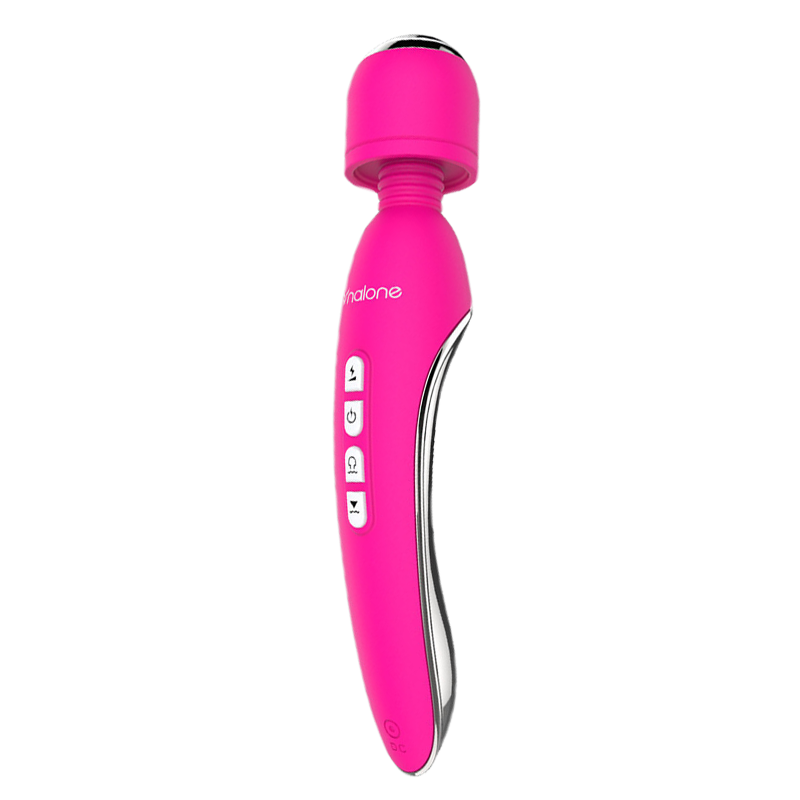 诺兰 双头AV震动棒充电变频私处按摩棒微电流脉冲女用自慰器插入式AV棒女性系列悦魅成人情趣用品