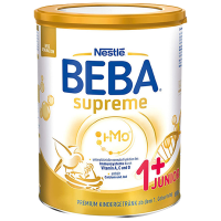 德国雀巢(Nestle)BEBA贝巴至尊版SUPREME五种HMO高端进口婴幼儿1+段奶粉800g/罐装 适合1岁以上