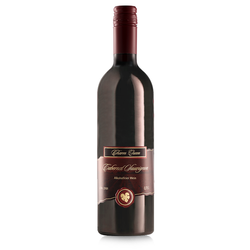 德国原瓶原装进口魅后赤霞珠无醇干红葡萄酒750ml*6