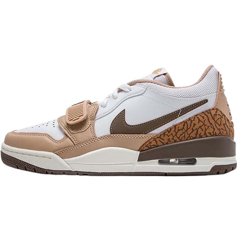 Jordan Air Jordan Legacy 312防滑减震耐磨低帮篮球鞋男女同款白棕FQ6859-201