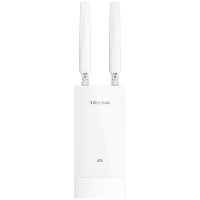 TP-LINK TL-TR903 室外防水4G无线路由器户外防水支持wifi覆盖300M双天线3个百兆网口壁挂抱杆安防监控摄像头联网工程适用全网通4G插卡式自动联网随时随地监控