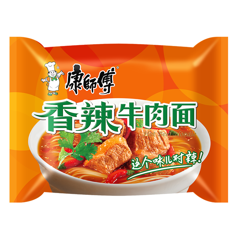 康师傅经典系列 袋装方便面整箱24袋混合口味 夜宵速食