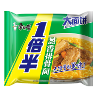 康师傅 混搭口味 一倍半系列方便面袋装24袋整箱 夜宵速食代餐面