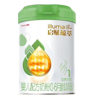 惠氏启赋有机蕴萃1段810克*1罐 婴儿配方奶粉 惠氏启赋1段(0-6个月)