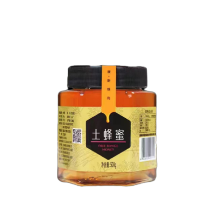 [2瓶装500g*2]采蜂人土蜂蜜500g*2土蜂蜜正宗蜜纯正香甜瓶装蜜苏宁宜品