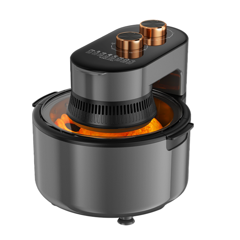 苏宁宜品 空气炸锅 臻润2机械版5.5L大容量可视化无油烟薯条机K02(SNYP-ZGN5L-W02S)